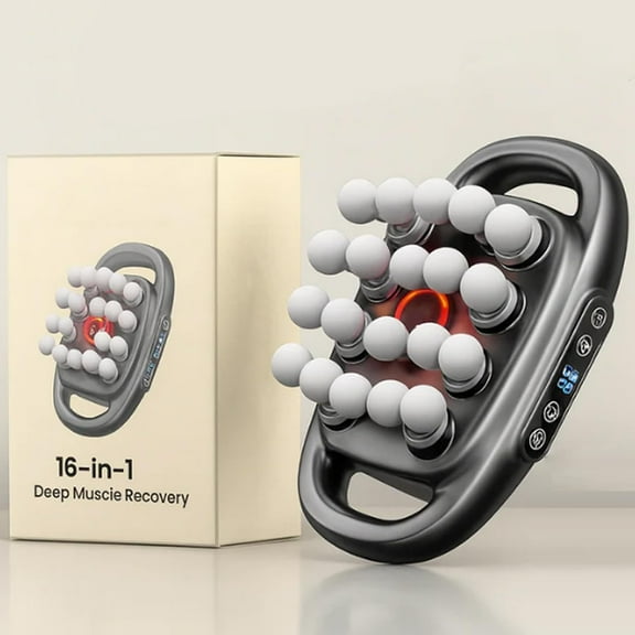 Pulse Drive Back Massager,Pulsedrive The 16-Head Muscle Recovery Machine - Full-Body Deep Tissue Relief from Head to Toe,Alurea Massage,Luriu Zen Massager,30 Intensity Levels/4x Faster Relie