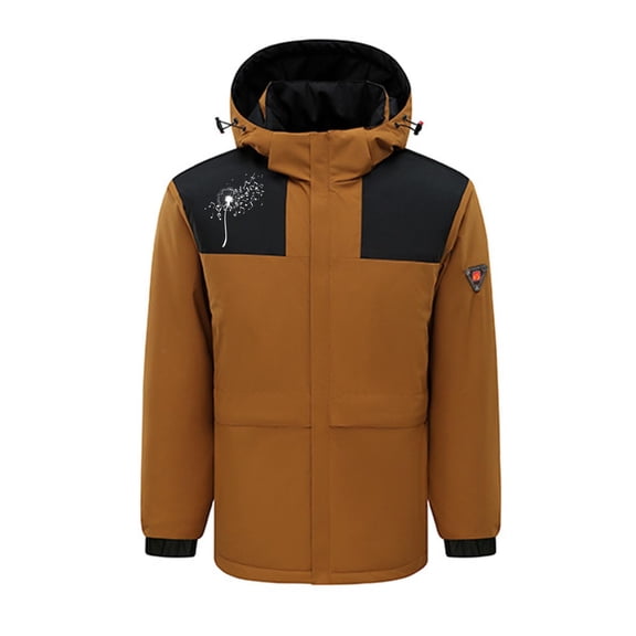 FAVIPT Womens Winter Coats Heated,Unisex Heated Jacket for Women and Men 4 Heating Zones Coat Unisex Lightweight Warm USB Electric Outdoor Winter Puffer Jackets for Hunting Cold Weather Thermal