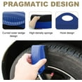 thumbnail image 3 of 1 PCS Tire Dressing Applicator, Wheel Dressing Tire Shine Applicator Pad with Lid, Reusable Wheel Detailing Foam Tire Waxing Wipe Polishing Sponge, Universal Car Accessories (Yellow), 3 of 6