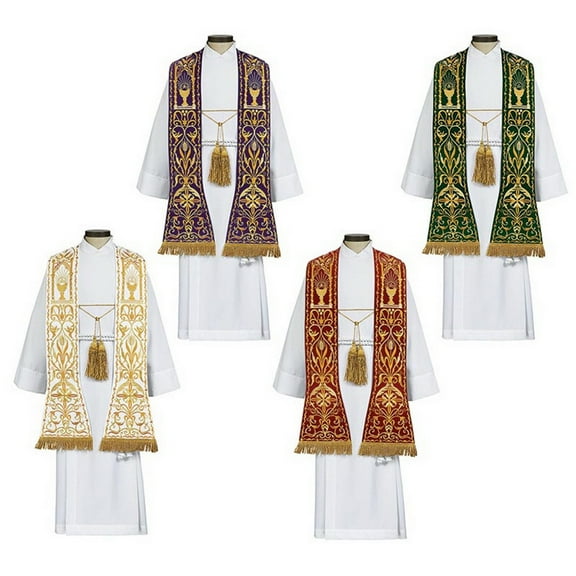 R.J. Toomey N7300 Constantinople Collection Overlay Stole-Green