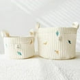 thumbnail image 4 of Soft Textured Cotton Storage Basket for Versatile Household Organizing, 4 of 8