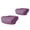 MistyPurple, variant on Neck Support Pillows for Vehicle Headrests, Pair of Contoured Nappa Leather Cushions for Commutes and Road Travel