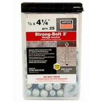 Simpson Strong-Tie Concrete Wedge Anchors 1/2-in x 4-1/4-in 25-Pack