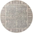 thumbnail image 1 of Ahgly Company Indoor Round Mid-Century Modern Desert Sand Beige Oriental Area Rugs, 7' Round, 1 of 6