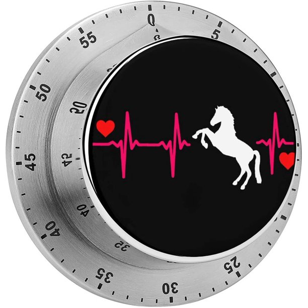 My Heart Beats for Horse 60Minute Visual Countdown Timer with