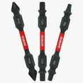 thumbnail image 2 of Diablo Phillips/Square/Torx 2-1/2 in. L Double-Ended Screwdriver Bit Set Black Oxide 3 pc, 2 of 2