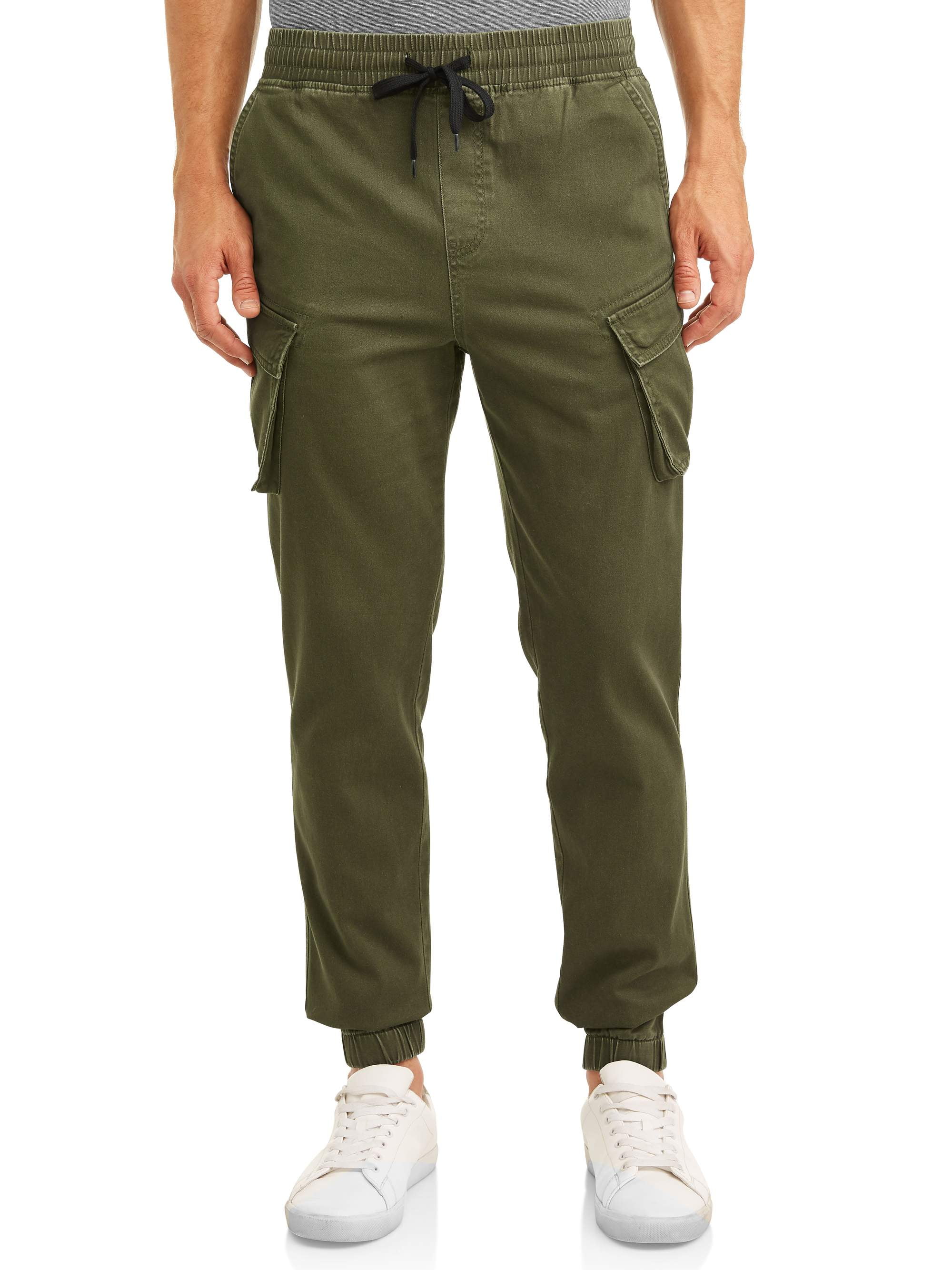 Hollywood - Hollywood Men's Stretch Twill Cargo Jogger - Walmart.com ...