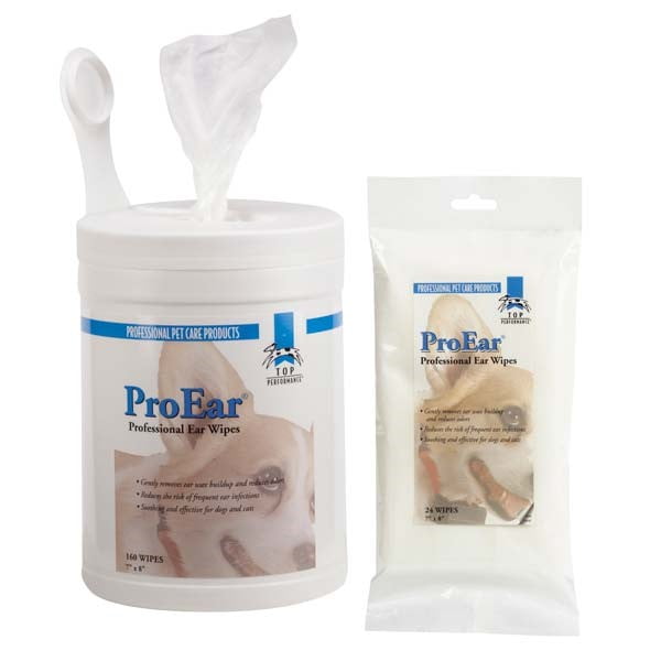 Top Performance Ear Wipe for Dogs 160Pk Canister