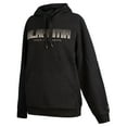 thumbnail image 2 of Men's FISLL  Black Alabama State Hornets Puff Print Sliced Pullover Hoodie, 2 of 3