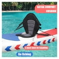 thumbnail image 2 of Seat Backrest Surfboard Transparent Boat Water Skis Rafting Seat Backrest Adjustable Inflatable ,Easy to Install, 2 of 5