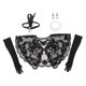thumbnail image 5 of unbranded Accesorios Flapper Negros Con Y Chal Para Disfraces Y Fiestas Temáticas Años 20, 5 of 8