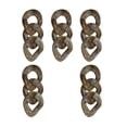 thumbnail image 4 of 5 piezas de accesorios de cadena de anillos de de acrílico para hacer s de joyería Café Gloria Cadena de anillos de enlace, 4 of 8