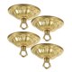 thumbnail image 1 of Moluckfu 4Ud Cubierta De Para De Dorado Con Estilo Retro Industrial Para Iluminación En Hogar, 1 of 7