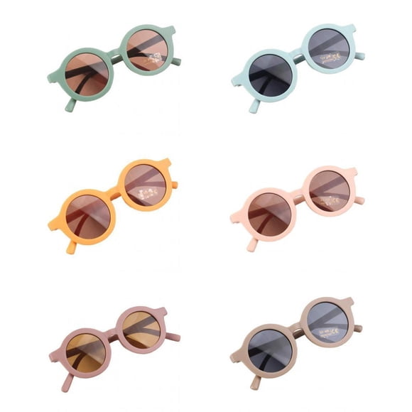 Gafas de sol para niños y niñas, protección UV400, montura resistente