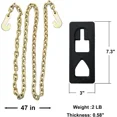 thumbnail image 5 of T Post Puller Plate with 47in Chain - Heavy-Duty Steel - Farm & Garden Equipm..., 5 of 5