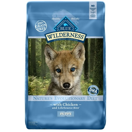 Blue Buffalo Wilderness High Protein Grain Free, Natural Puppy Dry Dog Food, Chicken