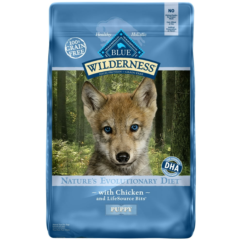 Blue Buffalo Wilderness Chicken High Protein Natural Puppy Dry Dog Food