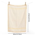 thumbnail image 2 of 1 Pcs Drying Plaid Lint Terry Cotton Tea Towels Dish Towels Dish Cloths Kitchen Cleaning RED, 2 of 8