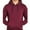BURGUNDY, variant on Men's Heavyweight Fleece Active Casual Cotton Long Sleeve Pullover Hooded Sweatshirt, Burgundy S, 1 Pack