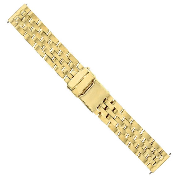 20MM WATCH BAND BRACELET FOR BREITLING CHRONOMAT B13050.1 WATCH COLT 5 LINK GOLD