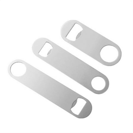 

Steel Ope Stainless Heavy Opener Flat 3PCS Bottle Speed Opener Bottle Duty Kitchen，Dining & Bar Bottle Cap Opener Ring Cool Bottle Openers Chiller Wand