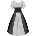 thumbnail image 7 of Medieval Dress, Medieval Costume Women, Renaissance Costume Women, Cosplay Dress, Women's Medieval Renaissance Costume Cosplay Over Dress Halloween Vampire Bride Costumes Dress for Women, Gray XXL, 7 of 7
