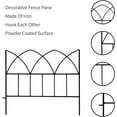 thumbnail image 3 of Edging Border- Flower Bed Fencing for Landscaping Garden Decorative Fences Panel 18"x16" 5 Pack for Flower Bed Edging Rustproof Dog Fencing for Yard, 3 of 9