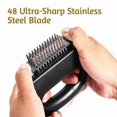 thumbnail image 4 of New Meat Tenderizer with 48 Stainless Steel Ultra Sharp Needle Blades BBQ Tool, 4 of 9