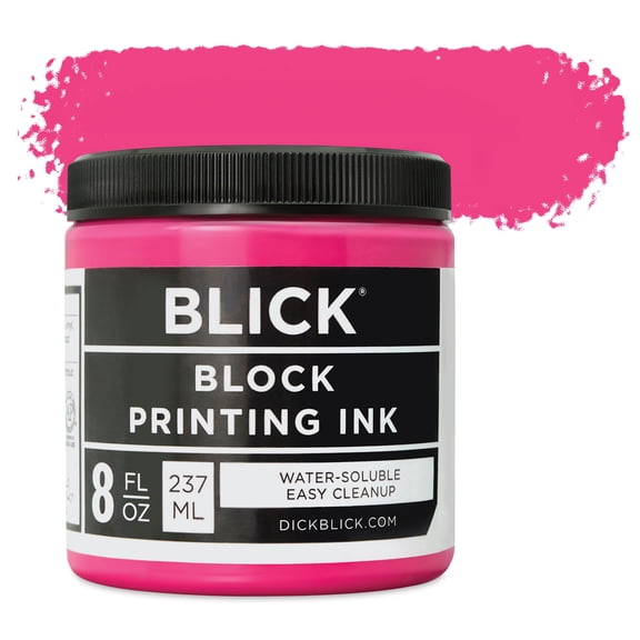 Blick Water-Soluble Block Printing Ink - Magenta, 8 oz Jar