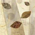 thumbnail image 2 of Charron, Veronique 15x15 Gold Ornate Wood Framed with Double Matting Museum Art Print Titled - Bohemian Leaves III Neutral, 2 of 4