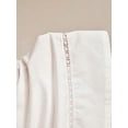 thumbnail image 6 of White 2 100% Cotton A-Line Midi Skirt With Lace Hem And Side Pockets, 6 of 8