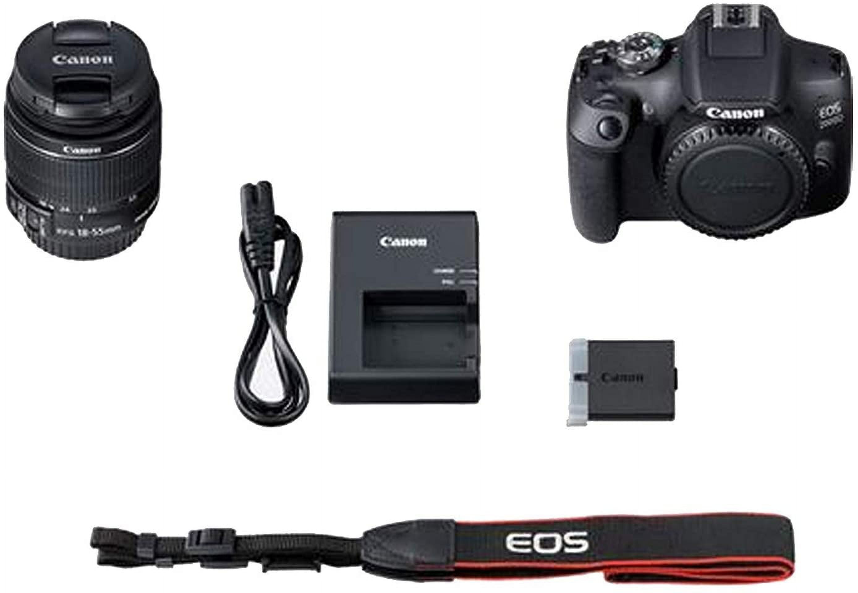 Canon EOS 2000D DSLR Camera with EF-S 18-55 mm F/3.5-5.6 III Lens