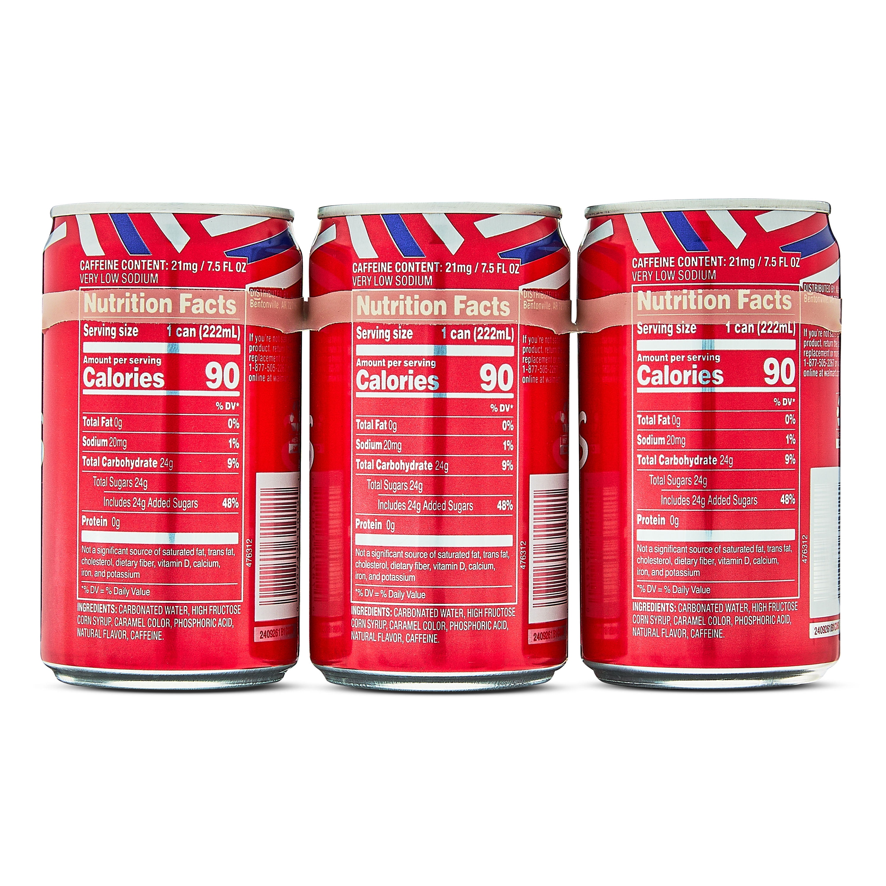 Sam's Cola, 7.5 fl oz, 6 Pack Cans
