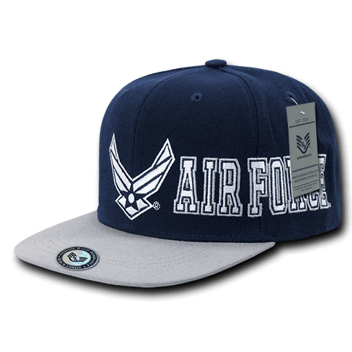 US Air Force Official 'D-Day' Military Caps Hats NvyGry