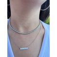 thumbnail image 5 of Eden - 13.60 Carat Illusion Set Round Diamond Tennis Necklace, 5 of 7
