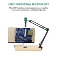 thumbnail image 4 of Usb/Hdmi-Compatible Con Tf Video Recorder Industrial Lab Soldadura Video Microscopio Cámara Gran Campo Visual Manual Iris Lente De Zoom Con Lente 120X Para Reparación De Pcb,38Mp 1080P 2K Yuarrent TO005646-01, 4 of 7
