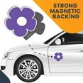 thumbnail image 7 of Magnet Me Up Purple Daisy Hippie Flower Magnet Decal, 5 In, Vinyl Automotive Magnet, 7 of 7