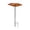 Brown, variant on Metal Bird Bath Feeder Shepherd Hook Garden Stake Outdoor Waterer and Flower Pot Hanger for Yard Lawn Landscape Decoration Purple