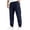 Navy, variant on Gubotare Mens Lightweight Sweatpants Baggy Sweatpants Mens Zipper Pockets Gym Workout Sweat Pants Wide Leg Cotton Soft Loose Open Bottom Casual Y2K (Light Gray,L)