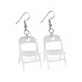 thumbnail image 4 of Pendientes de silla para mujer, pendientes colgantes de acrílico minimalista, pendientes creativos, pendientes divertidos para regalo de cumpleaños, Estilo D, 4 of 8