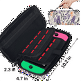thumbnail image 3 of Herdesigns Lavender Flowers Carrying Case for Nintendo Switch OLED Model 2021 & Switch 2017 with 20 Game Card Slots, Portable Travel Carry Case for Accessories and Console, 3 of 8