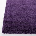 thumbnail image 4 of SAFAVIEH Milan Harlow Solid Plush Shag Area Rug, Purple, 5'1" x 5'1" Square, 4 of 13