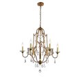 thumbnail image 1 of CWI Lighting 9836P28-6-125 Lustre 6 Lumières avec Finition Bronze Oxydé, 1 of 2