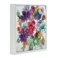 thumbnail image 4 of Stupell Industries Whimsical Floral Pop Bouquet Botanical & Floral Painting White Framed Art Print Wall Art, 24 x 24, 4 of 9
