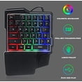 thumbnail image 5 of Teclado Gaming DE UNA Mano RGB, 35 Teclas con RETROILUMINACIÓN Teclado para Juegos MI TIENDA EN CASA 01237, 5 of 5