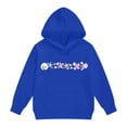 thumbnail image 6 of Girls Kids Graphic Zip Hoodie Sweatshirt for Casual Wear Comfort Knit Apparel for Girls Hoodie with Playful Print Size 12-13 Years, 6 of 8