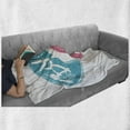 thumbnail image 6 of Gender Reveal Soft Flannel Fleece Throw Blanket, Hand Drawn Style Sketch Boy and Girl Letters Toddler Baby Shower Art, Cozy Plush for Indoor and Outdoor Use, 50" x 60", Teal Pink White, by Ambesonne, 6 of 6
