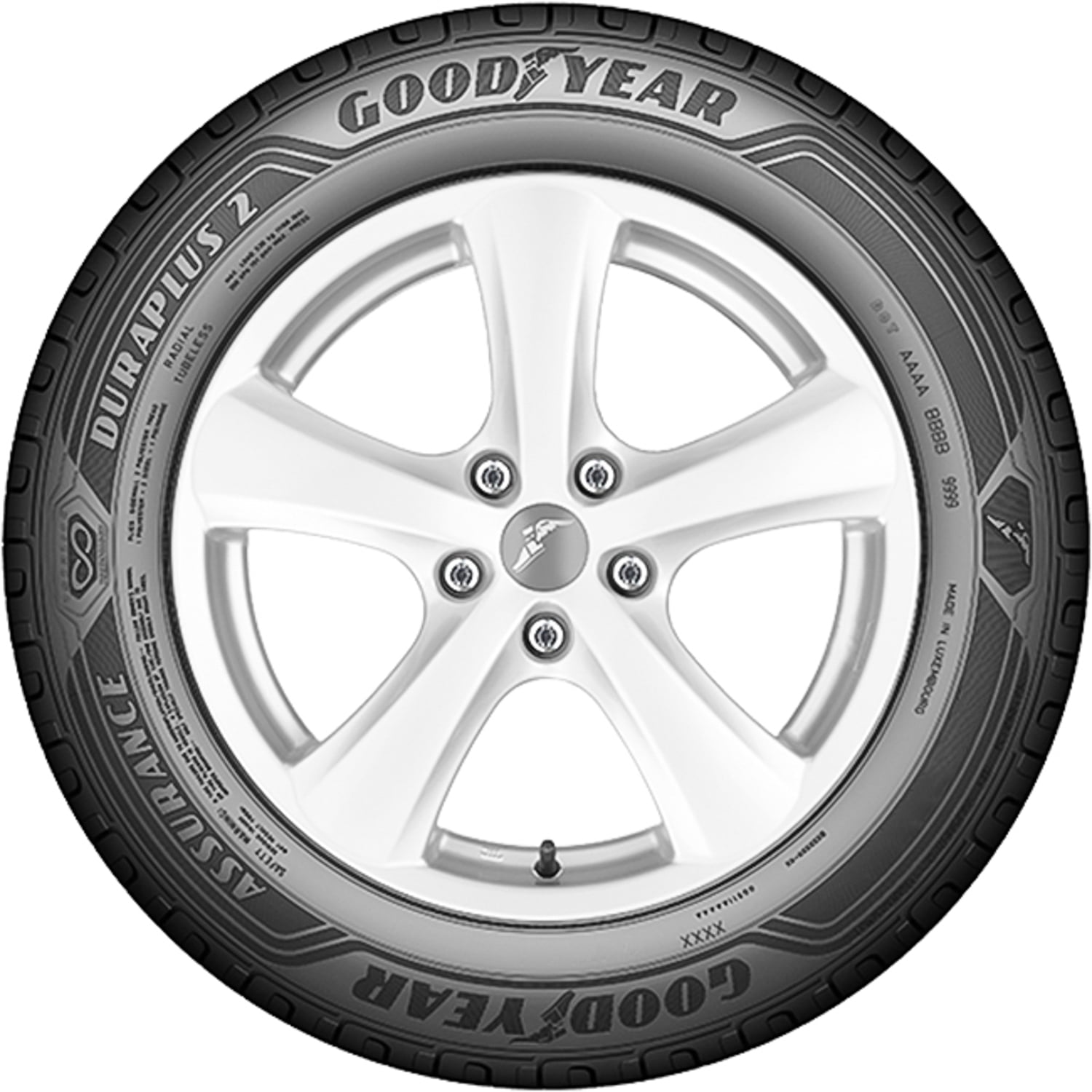 Goodyear Assurance Duraplus 2 Tire, 185/65R15 88H, Summer Season