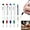 5 PCS, variant on Long Head Deep Hole Marker Pens, 20mm Deep Reach Metal Long Nib Marker Set, Professional Construction Permanent Markers Scriber Marking Tools - Quick-dry Waterproof(3 PCS)