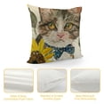 thumbnail image 4 of SHANXI Inspirational Quotes Throw Pillow Cover, Hello Sunshine Sofa Home Bed Decor Cat Butterfly Study Couch Case,  Pillowcase Gift for Pet Owner Office School Bedroom Living Room  22x22in, 4 of 5